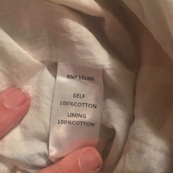 Fate Cotton Half Button Colorful Patterned Tie Blouse - Picture 10 of 11